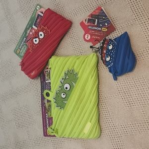 Talking Monstar Zipit Pouch(3ring, pencil, & mini)